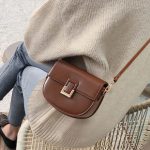 Saddle Bag Crossbody 2025 New Autumn Winter Light Luxury Genuine Leather Shoulder Bag