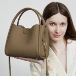 Export Viral Genuine Leather Bag Spring Summer 2025 New Minimalist Versatile Crossbody Trending Handheld Bucket Bag