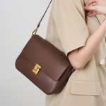 Genuine Leather Women's Bag 2025 Autumn Winter New Crossbody Commuter Shoulder Box Bag Small Square Cowhide Bag