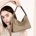 Top Layer Cowhide Bag 2025 New Genuine Leather Commuter Dumpling Bag Premium Crossbody Handheld Underarm