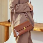 Niche Design New Fashion Handbag Elegant Versatile Winter Shoulder Underarm Genuine Leather Bag
