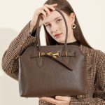Genuine Leather Bag 2025 Autumn Winter Large Capacity Shoulder Underarm Niche Retro Versatile Handbag Crossbody