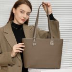 Large Capacity Tote Genuine Leather 2025 Spring Summer New Premium Niche Shoulder Bag Fashion Versatile Bucket Bag