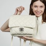 New Genuine Leather Classic Style Premium Quilted Backpack Large Capacity Travel Exquisite Commuter Versatile