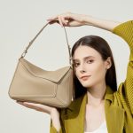 Women's Bag 2025 New Shoulder Underarm Geometric Bag Genuine Leather Pillow Bag Top Layer Cowhide Crossbody Commuter Bag