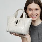 2025 New Genuine Leather Commuter Crossbody Crocodile Pattern Light Luxury Niche Premium Basket Tote