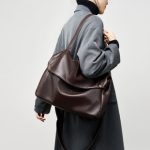 Cowhide Large Capacity Tote Premium Bag 2025 New Niche Design Cowhide Commuter Bag