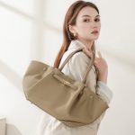 Genuine Leather Fashion Minimalist Large Capacity Tote Euro-American Niche Solid Color Wing Bag Commuter Dumpling