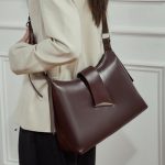 Genuine Leather Large Capacity Commuter Tote Premium Light Luxury Hobo 2025 New Shoulder Crossbody