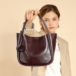 Cowhide Basket Shoulder Crossbody Tote 2025 New Premium Basket Handheld Bucket Bag Fashion