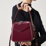 Niche Design Eared Genuine Leather Bag Autumn Winter New Commuter Handbag Eaves Bag Crossbody Small Bag