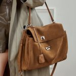 Rodeo Bag Women's Genuine Leather Kelly Tote Matte Cowhide Premium Large Capacity Shoulder Handheld Underarm Bag