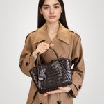 Genuine Leather Woven Texture Tote 2025 Autumn Winter New Large Capacity Versatile Handbag Crossbody 2-in-1 Bag