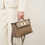 Women's Bag 2025 New Kelly Style Mini Top Layer Cowhide Dumpling Bag Wing Bag Handheld Shoulder Crossbody Backpack