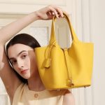 Extra Large High Quality Genuine Leather Basket Bag TC Top Layer Cowhide Niche Premium Exquisite Handbag Bucket Bag