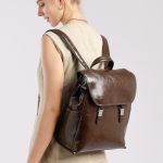 Genuine Leather Unisex Casual Handheld Backpack Fashion Minimalist Large Capacity Business Travel Laptop Bag Cowhide