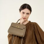 2025 New Trendy Versatile Cowhide Premium Genuine Leather Kelly Style Mini Crossbody Handbag Classic