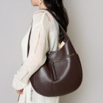 High Quality Top Layer Cowhide Tote Premium Minimalist Large Capacity Genuine Leather Commuter Crescent Shoulder Handbag