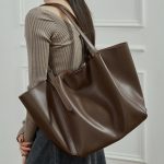 Genuine Leather Large Capacity Bag 2025 New Fashion Retro Tote Korean Trendy Shoulder 2-in-1 Bag Cross-border