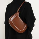 Genuine Leather 2025 Spring Summer Retro Saddle Bag Shoulder Crossbody Red Wedding Bag Gift for Girlfriend