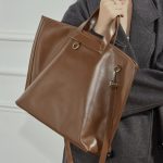 Export Top Layer Vegetable Tanned Cross-border Guangzhou Genuine Leather Bag Large Capacity Commuter Tote Shoulder Crossbody