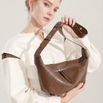 Top Layer Cowhide 2025 Winter New Genuine Leather Light Luxury Premium Niche Fashion Shoulder Crossbody Underarm Bag