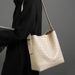 Cowhide Handmade Woven Tote 2-in-1 Bag New Genuine Leather Commuter Large Capacity Fashion Shoulder Crossbody