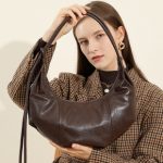 Same Style Crossbody Horn Bag Genuine Leather Original Design Shoulder Bag Underarm Commuter Large Capacity