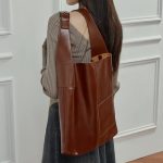 Export Best Seller Top Layer Vegetable Tanned Cowhide Big Bag Large Capacity Bucket Genuine Leather Tote Shoulder Handbag