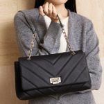 Top Layer Cowhide Bag New Genuine Leather Natural Tumbled Leather Classic Chain Bag Shoulder Crossbody