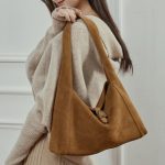 New Genuine Leather Retro Premium Matte Texture Underarm Bag Large Capacity Shoulder Bag Casual Tote