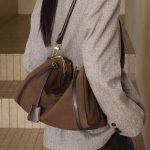 Matte Cowhide Bowling Bag Large Capacity Commuter Versatile Boston Shoulder Crossbody Suede Tote