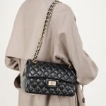 Top Layer Cowhide Leather Chain Quilted Bag Fashion Diamond Pattern Shoulder Crossbody Genuine Leather Small Square Bag
