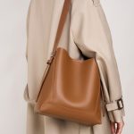 New Women's Genuine Leather Underarm Shoulder Bag Cross-border Cowhide Tote Niche Crossbody Vintage Soft Leather Large Capacity