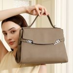 Classic Chain Handheld Commuter Premium Shoulder Bag Large Capacity Suede New Crossbody Genuine Leather Bucket Bag