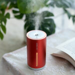 Tri-Color Cylindrical Mini Humidifier