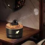 Volcano smoke ring humidifier